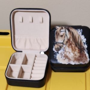 Leather Jewelry Box Organizer With Zipper